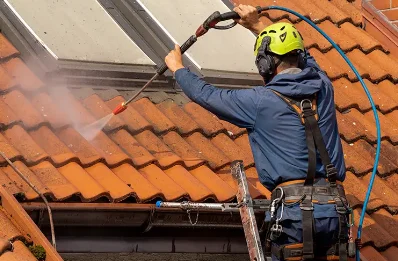 Démoussage et hydrofuge de toiture à Sainte-Hermine